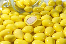 Драже "Миндаль в йогуртовом шоколаде с сублиматом апельсина - Tropica Premium" (короб 3 кг)
